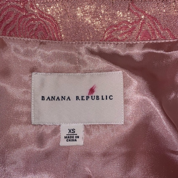 Banana Republic silk blend trench 3/4 sleeve sz XS - Picture 4 of 5
